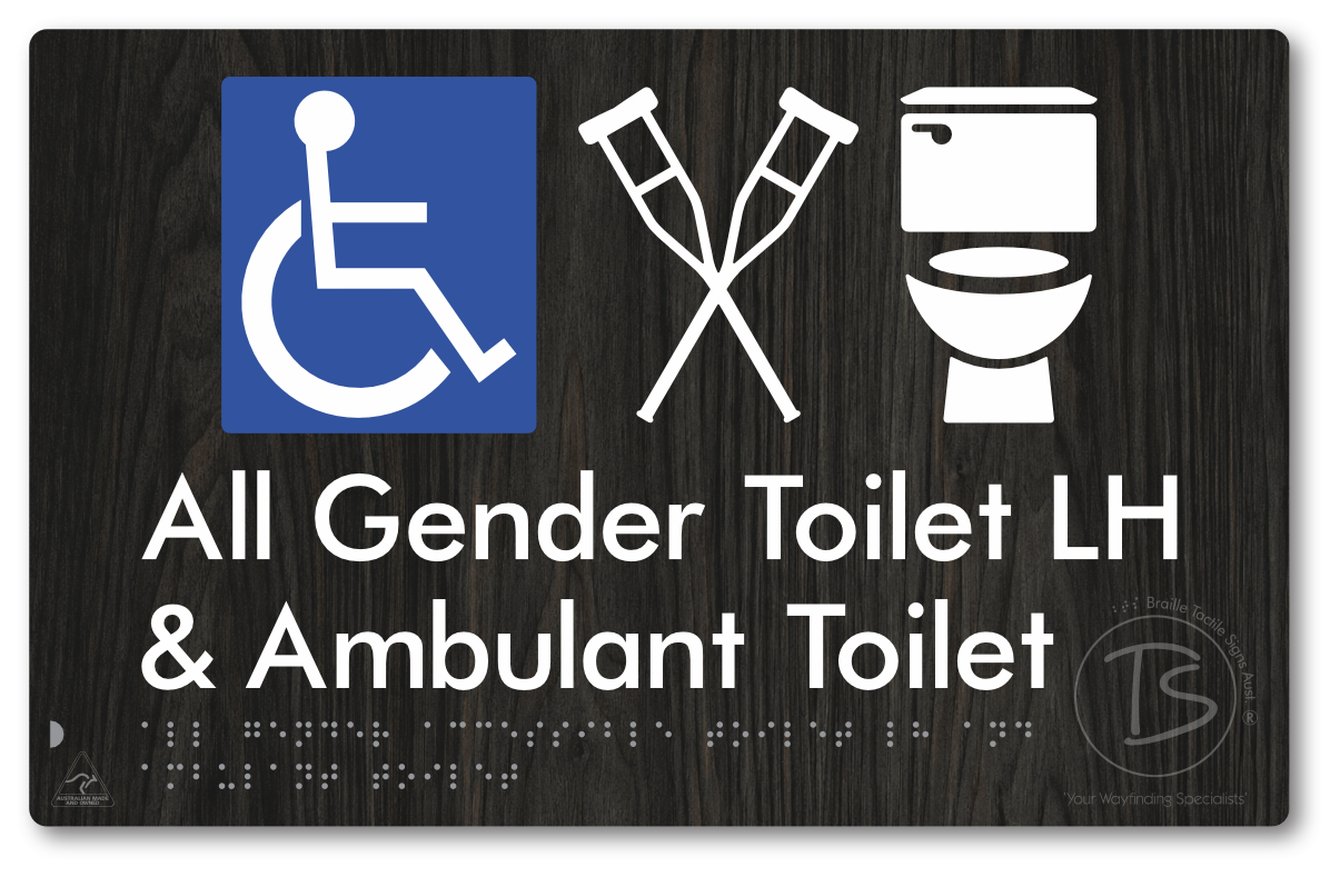 All Gender Accessible Toilet LH or RH & Ambulant Toilet