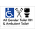 All Gender Accessible Toilet LH or RH & Ambulant Toilet