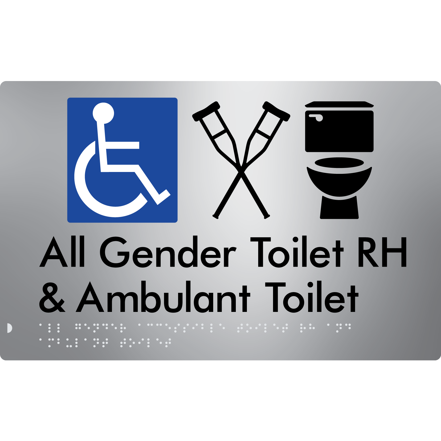 All Gender Accessible Toilet LH or RH & Ambulant Toilet