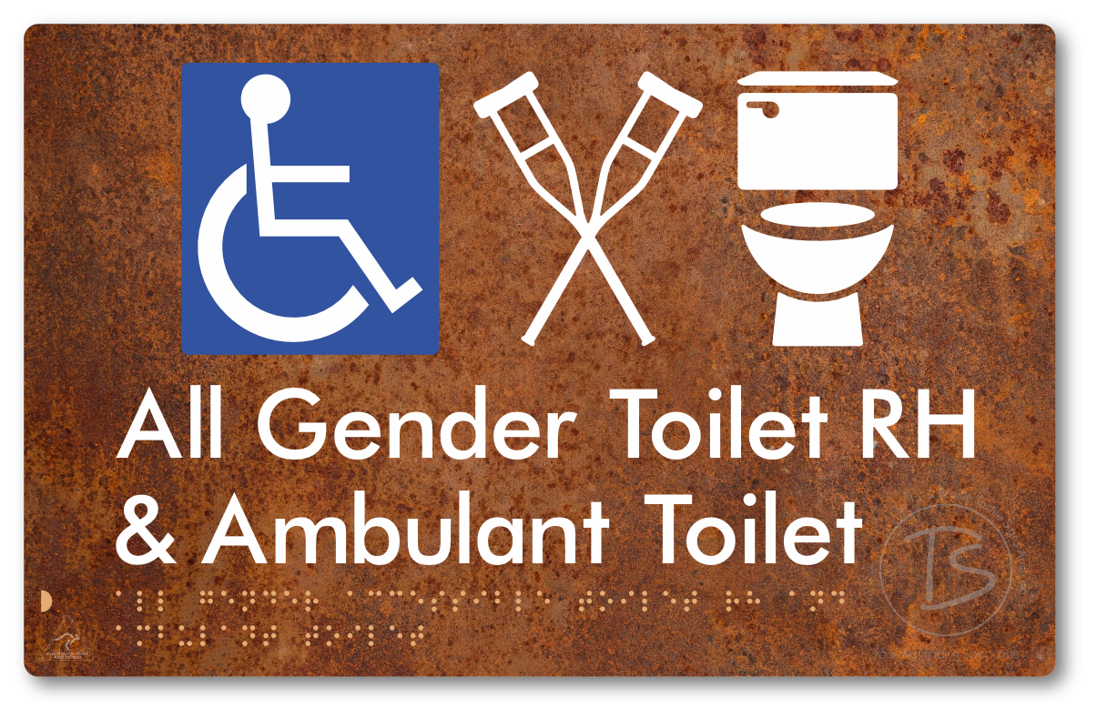 All Gender Accessible Toilet LH or RH & Ambulant Toilet