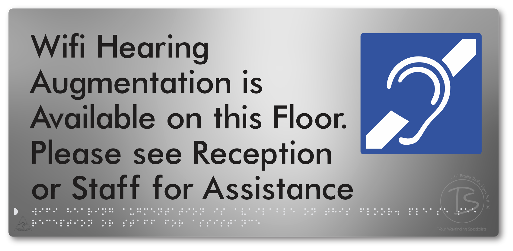 Wireless Hearing Augmentation Reception Staff