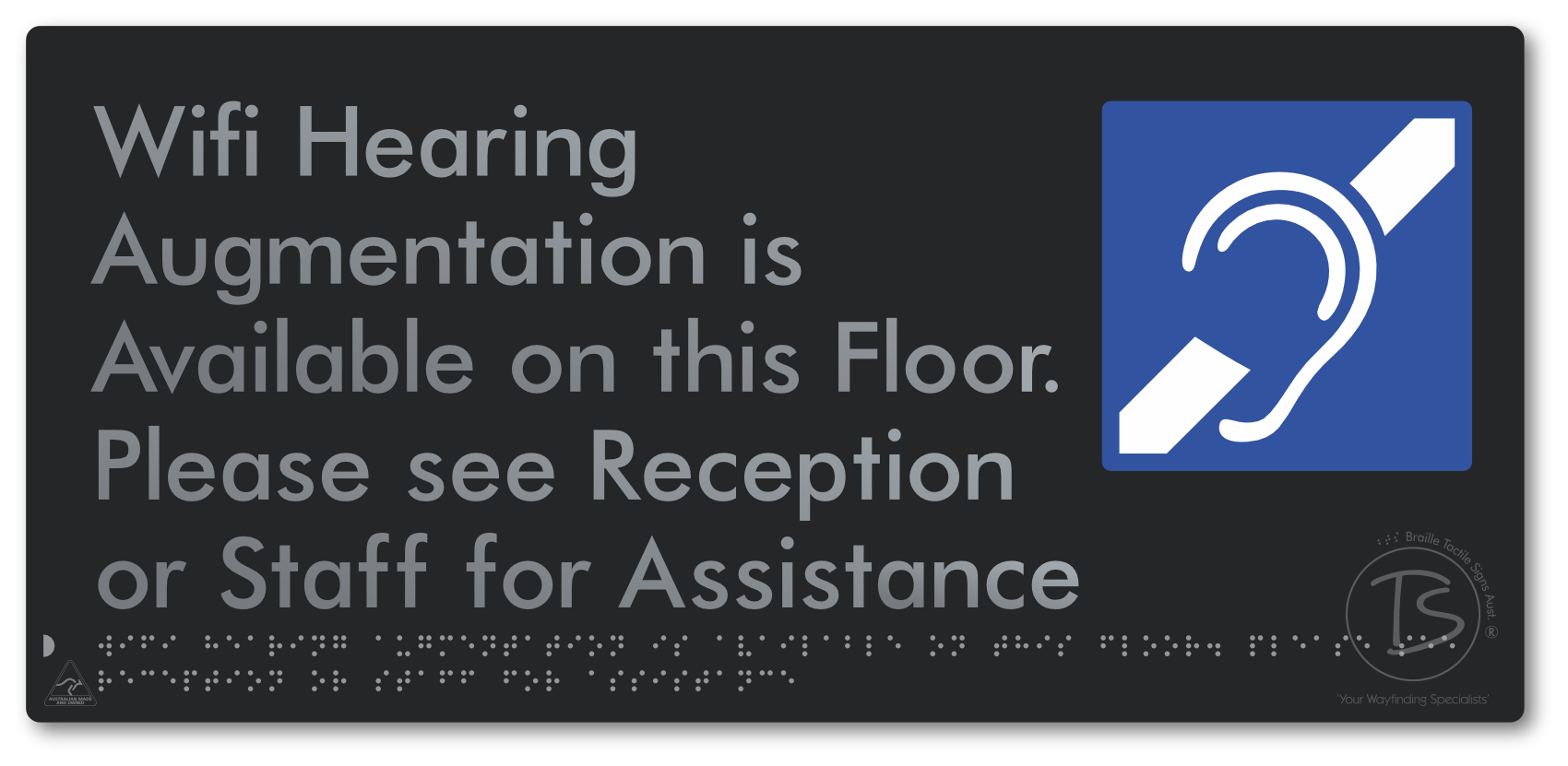 Wireless Hearing Augmentation Reception Staff