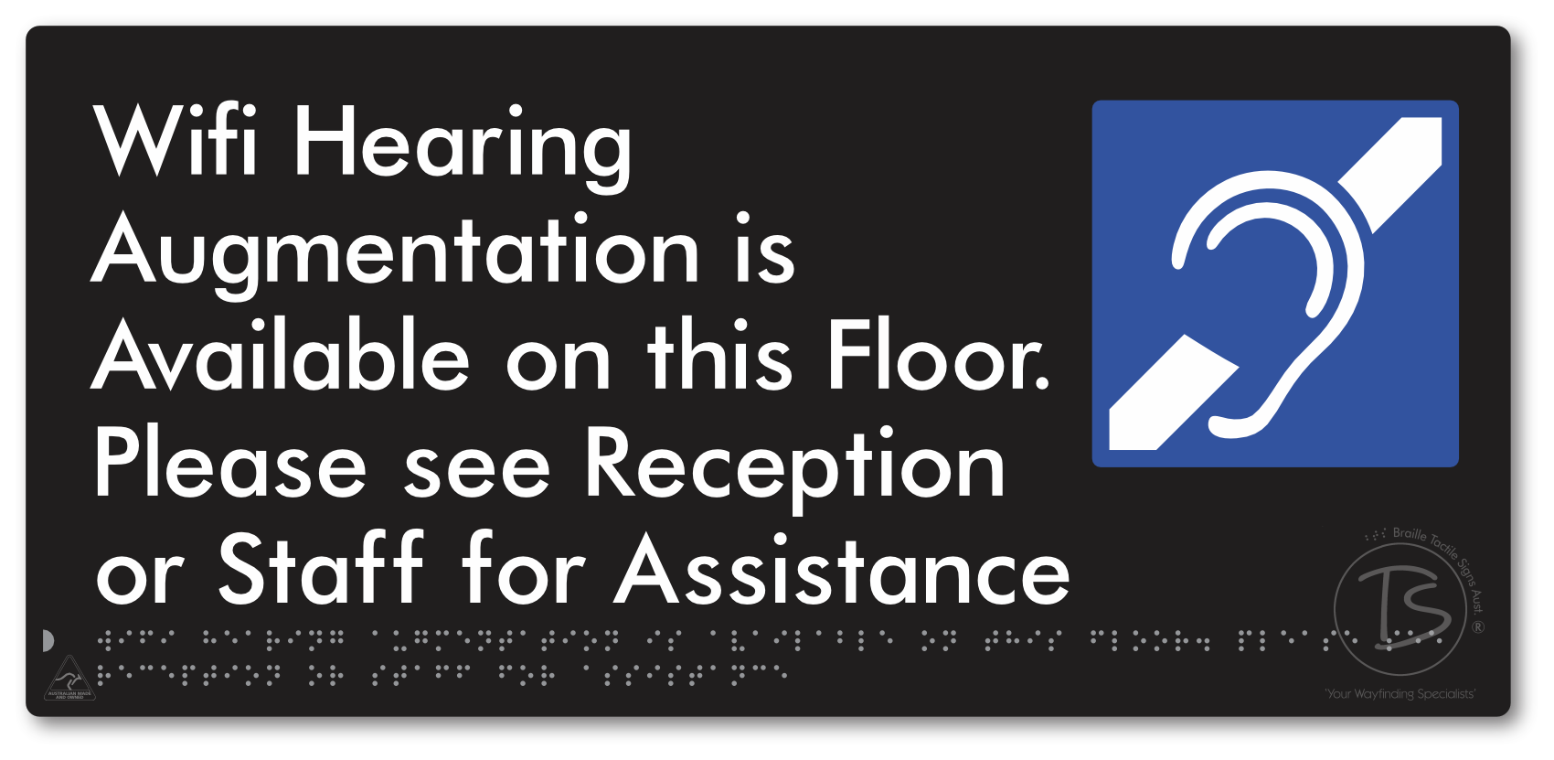Wireless Hearing Augmentation Reception Staff