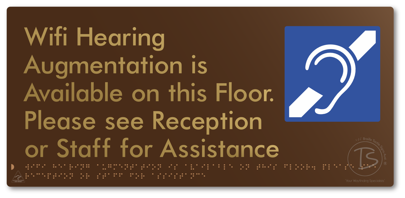 Wireless Hearing Augmentation Reception Staff