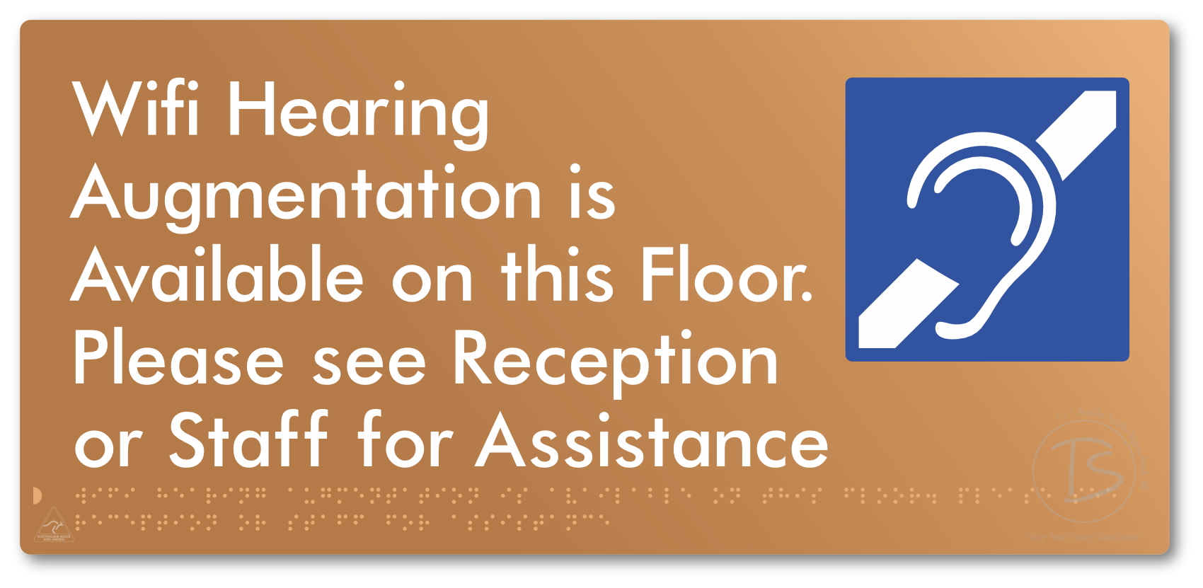 Wireless Hearing Augmentation Reception Staff