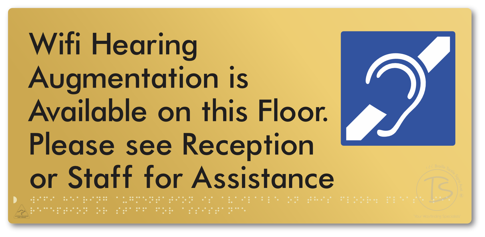 Wireless Hearing Augmentation Reception Staff