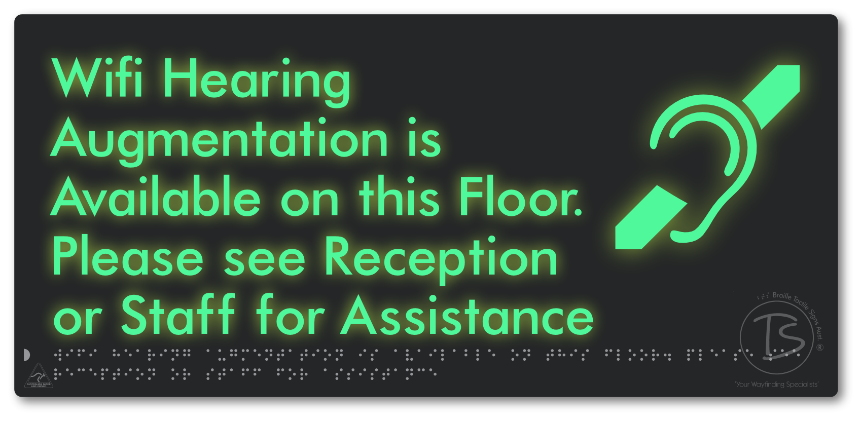 Wireless Hearing Augmentation Reception Staff