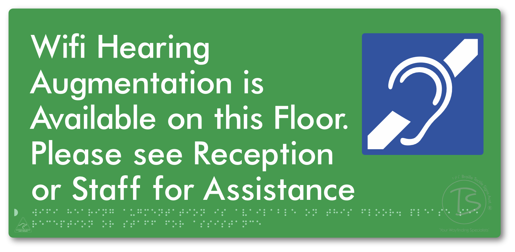 Wireless Hearing Augmentation Reception Staff