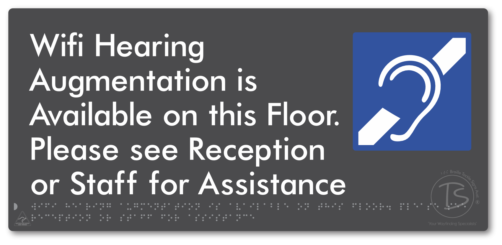 Wireless Hearing Augmentation Reception Staff