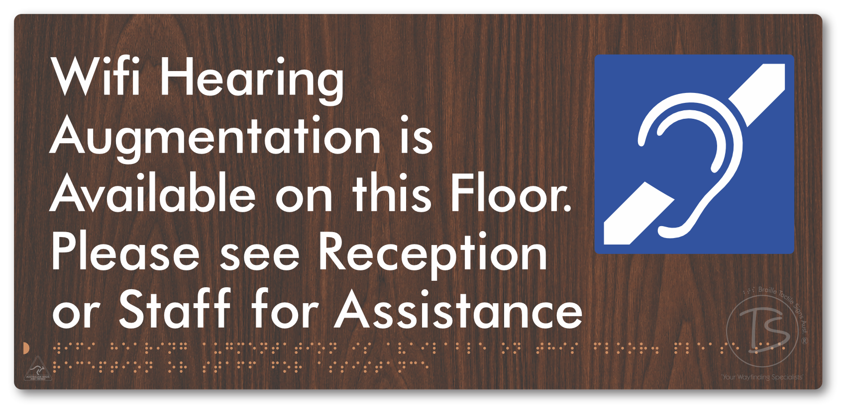 Wireless Hearing Augmentation Reception Staff