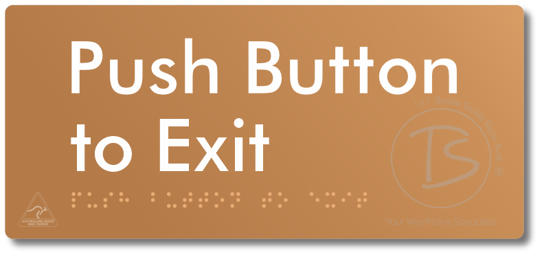 Push Button to Exit