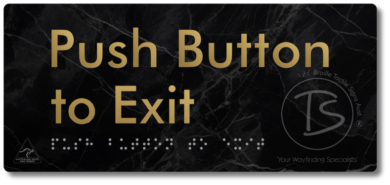 Push Button to Exit