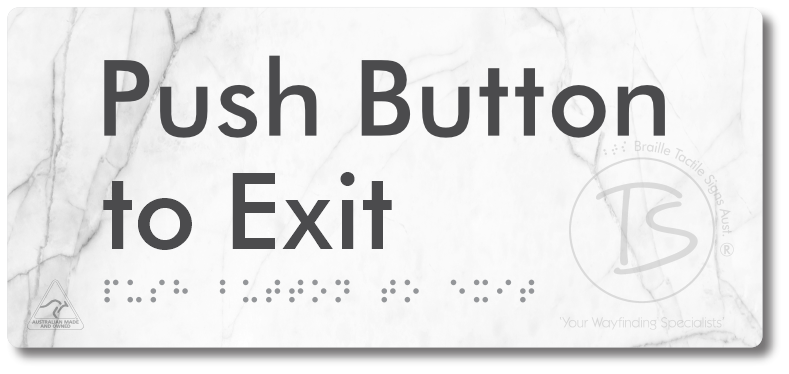 Push Button to Exit