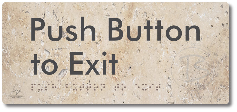 Push Button to Exit