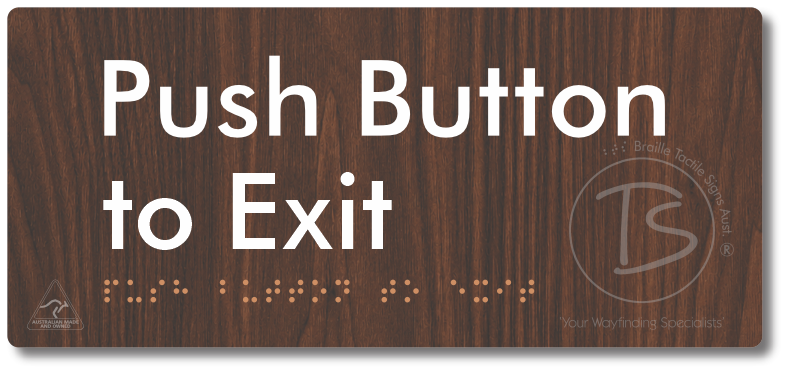 Push Button to Exit