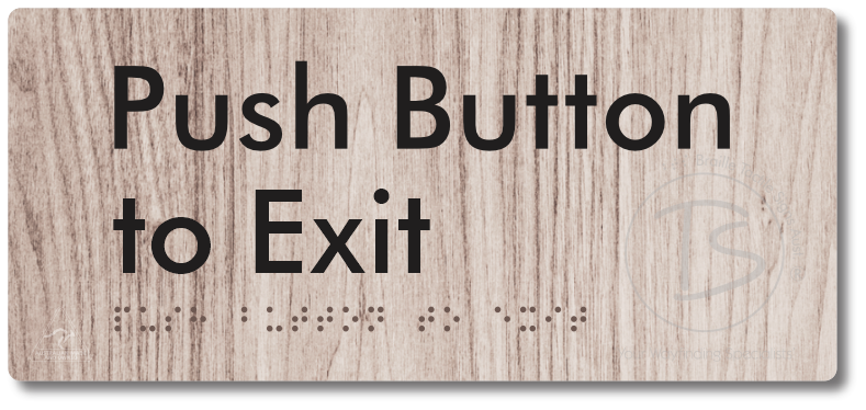 Push Button to Exit