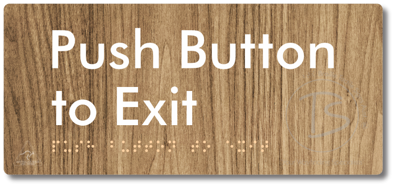 Push Button to Exit