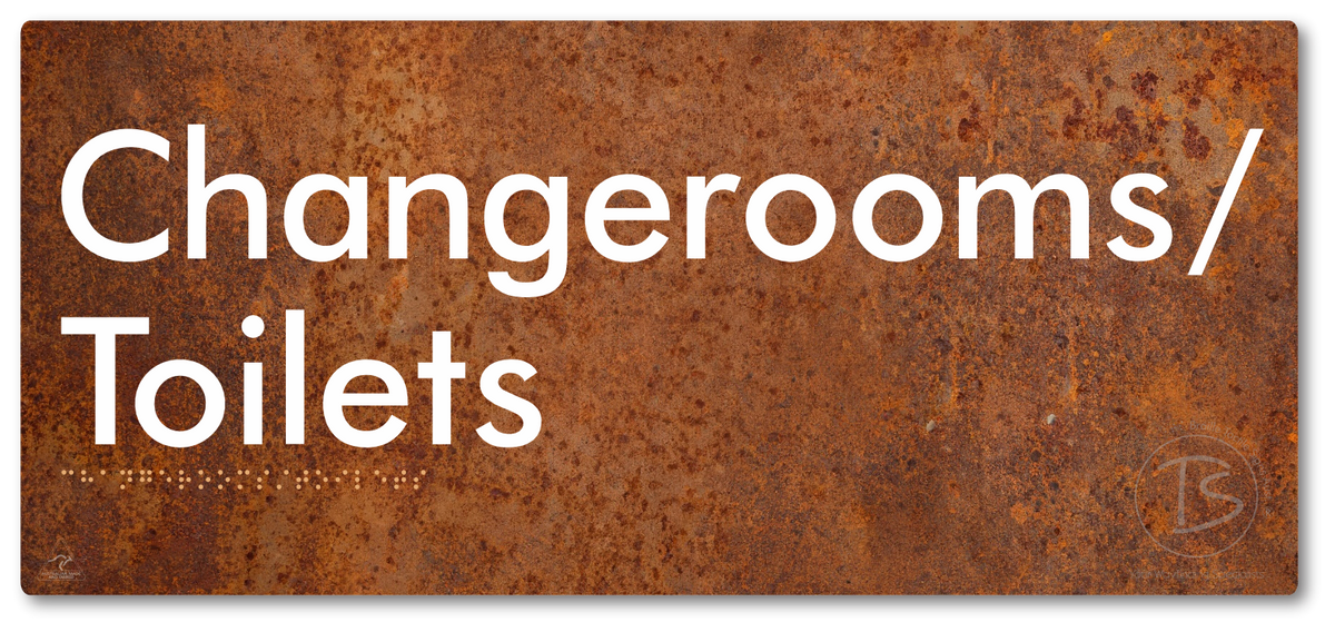 Changerooms/Toilets - Braille Tactile Signs Aust.