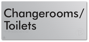 Changerooms/Toilets - Braille Tactile Signs Aust.