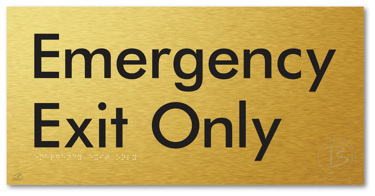 Emergency Exit Only