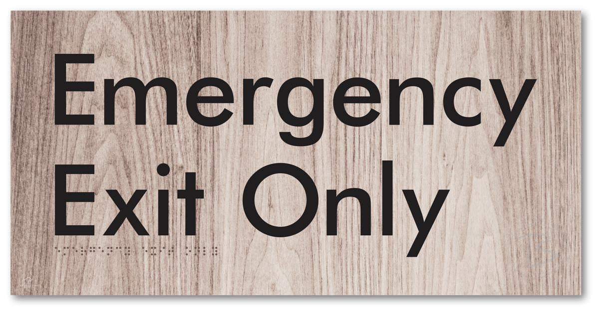 Emergency Exit Only