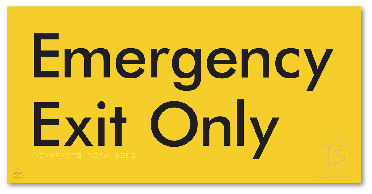 Emergency Exit Only