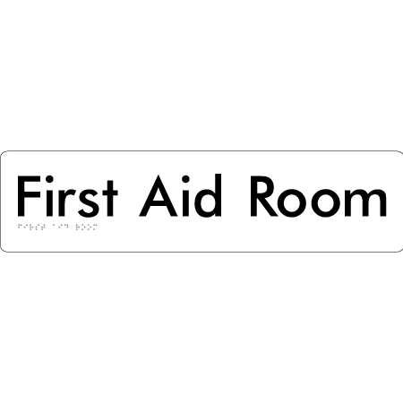 First Aid Room - Braille Tactile Signs Aust.