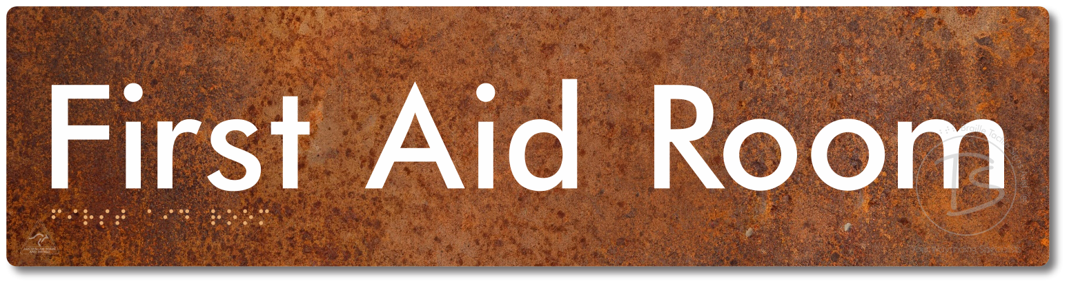 First Aid Room - Braille Tactile Signs Aust.