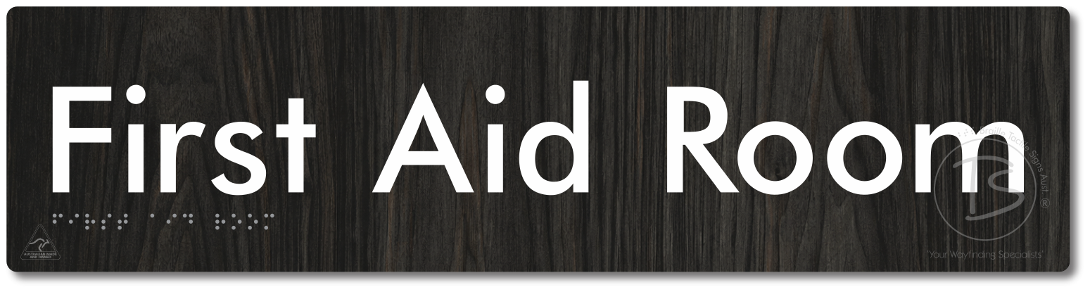 First Aid Room - Braille Tactile Signs Aust.