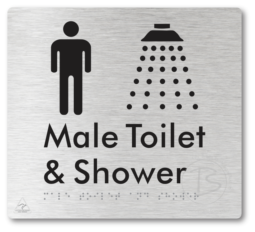 Male Toilet and Shower