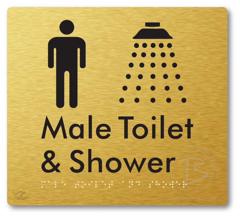 Male Toilet and Shower