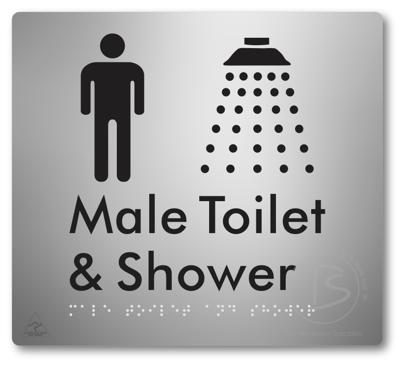 Male Toilet and Shower