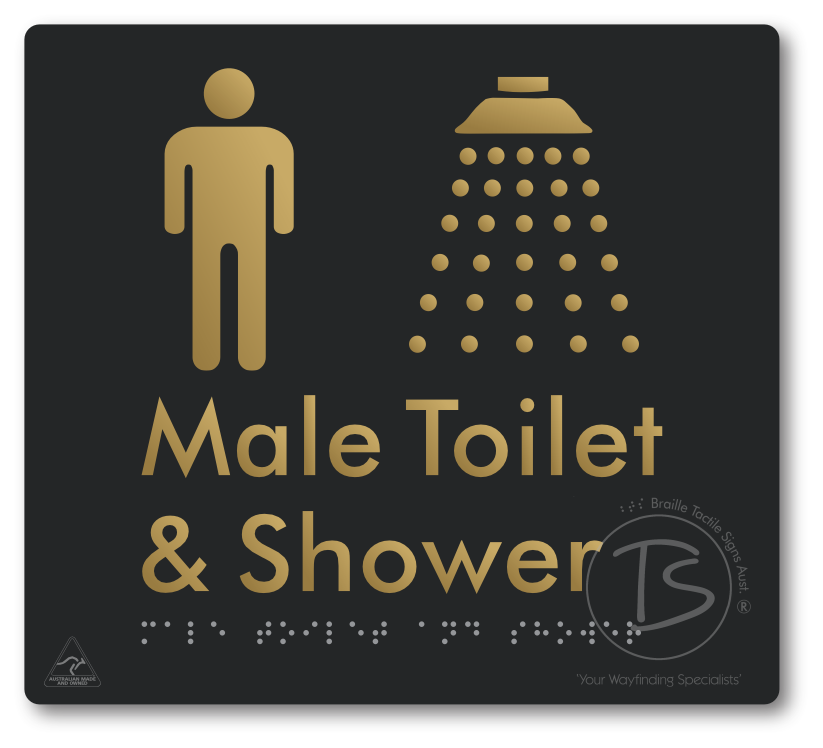 Male Toilet and Shower