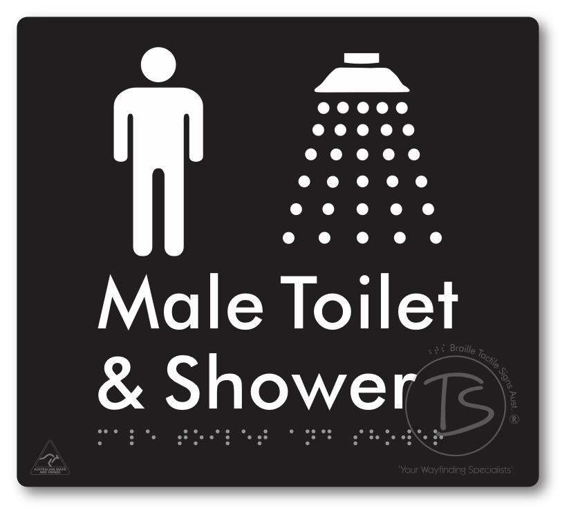 Male Toilet and Shower
