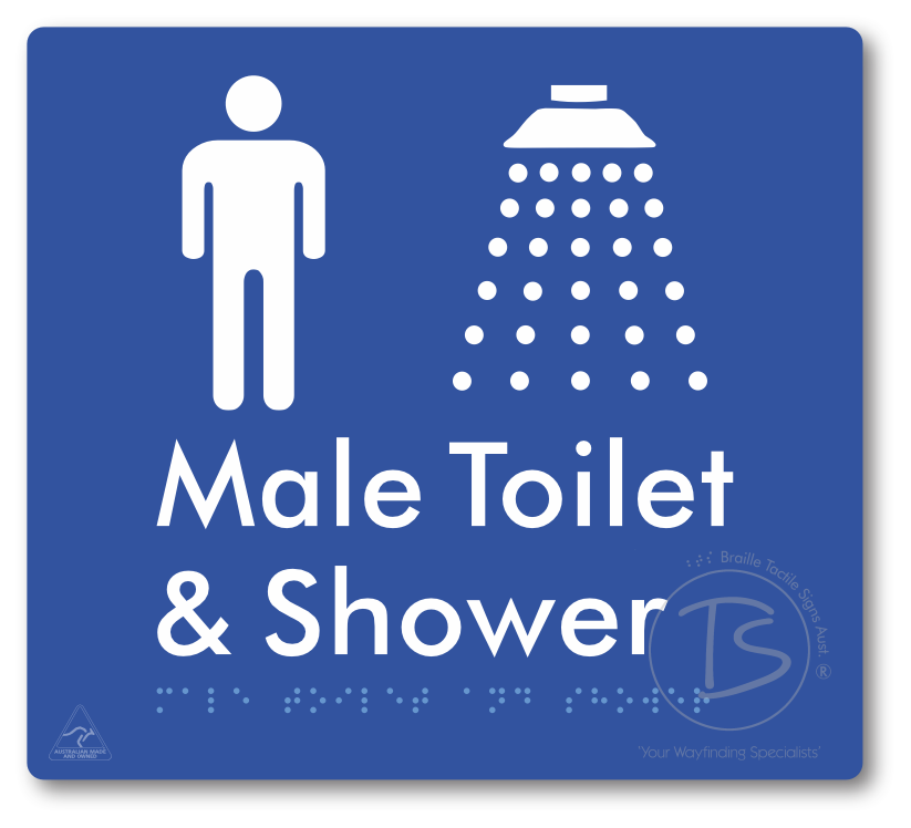 Male Toilet and Shower