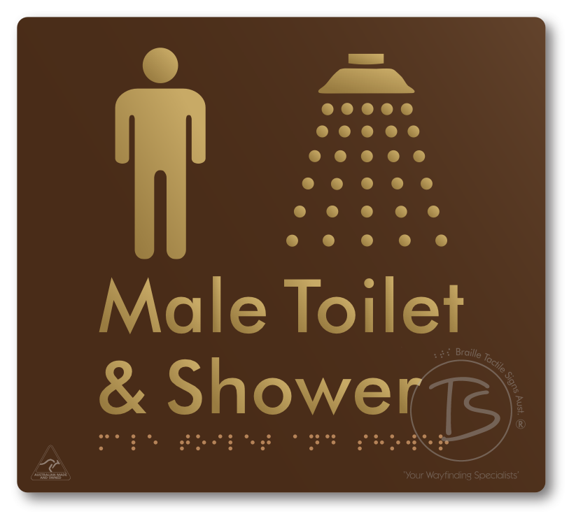 Male Toilet and Shower
