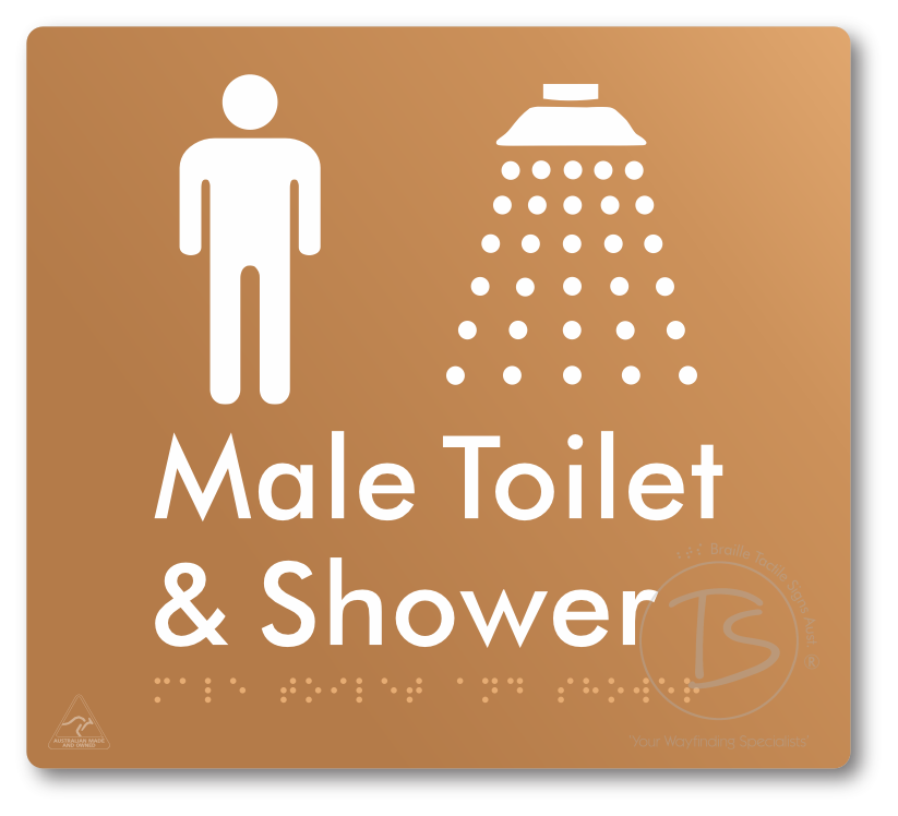 Male Toilet and Shower