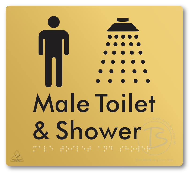 Male Toilet and Shower