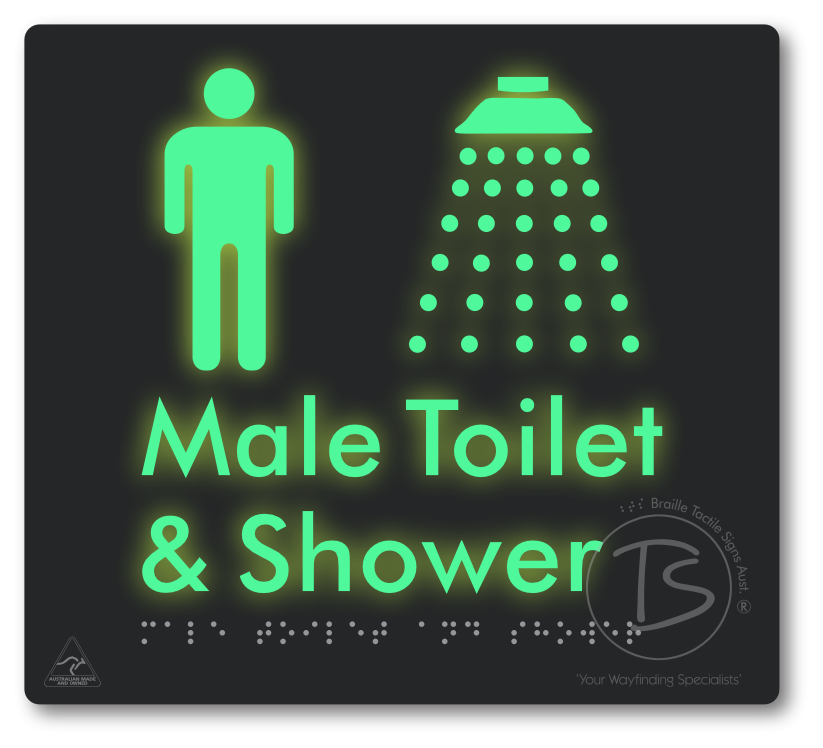 Male Toilet and Shower