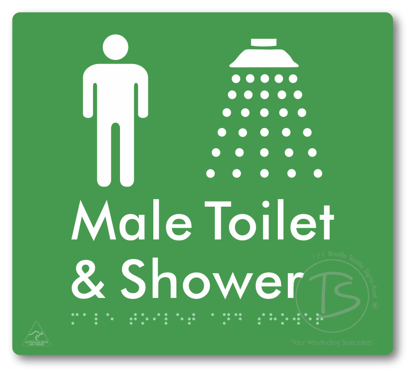 Male Toilet and Shower