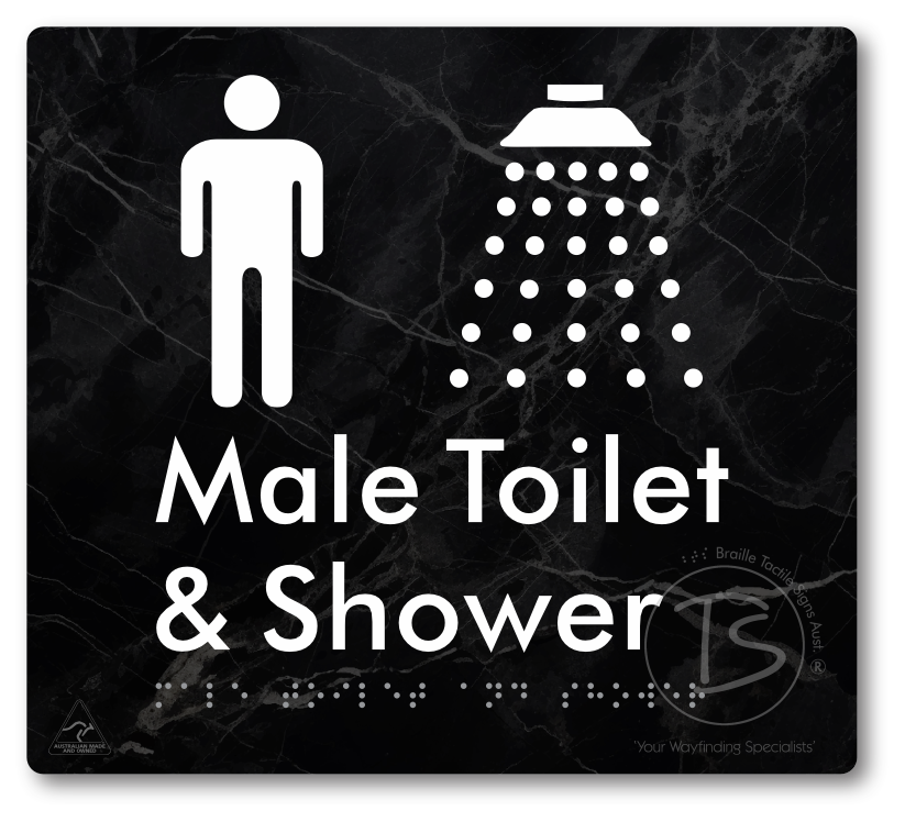 Male Toilet and Shower