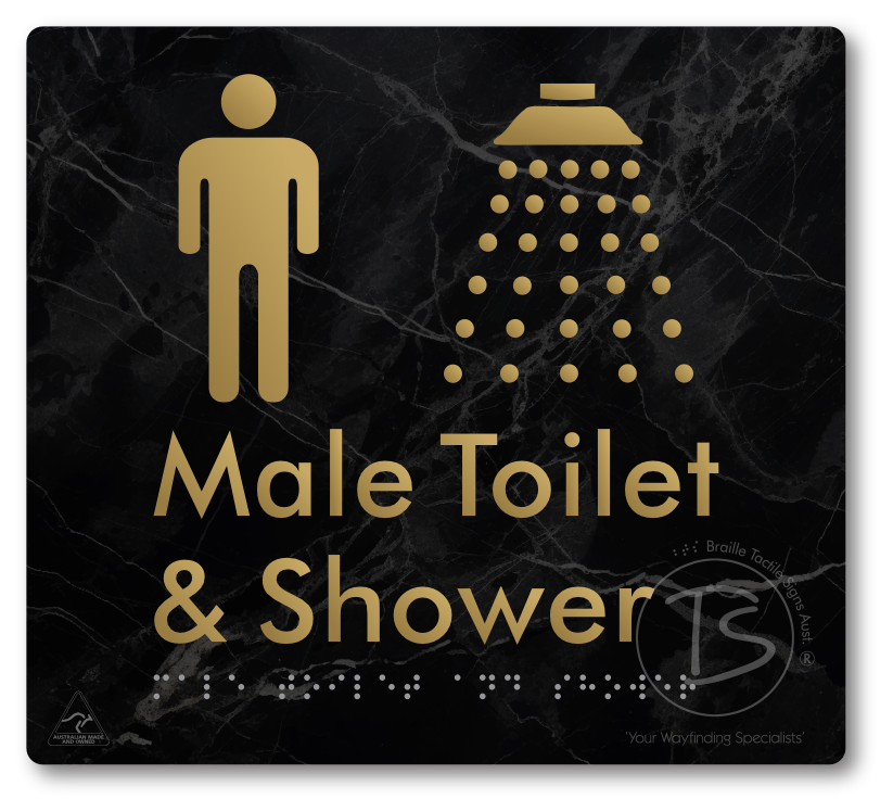 Male Toilet and Shower