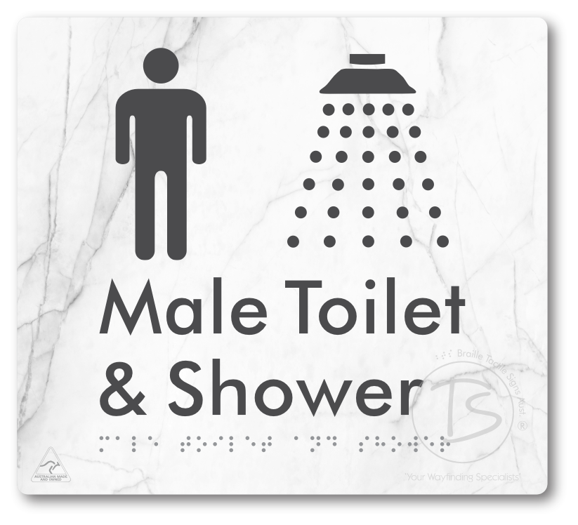 Male Toilet and Shower