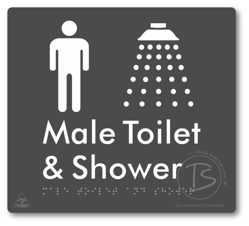 Male Toilet and Shower