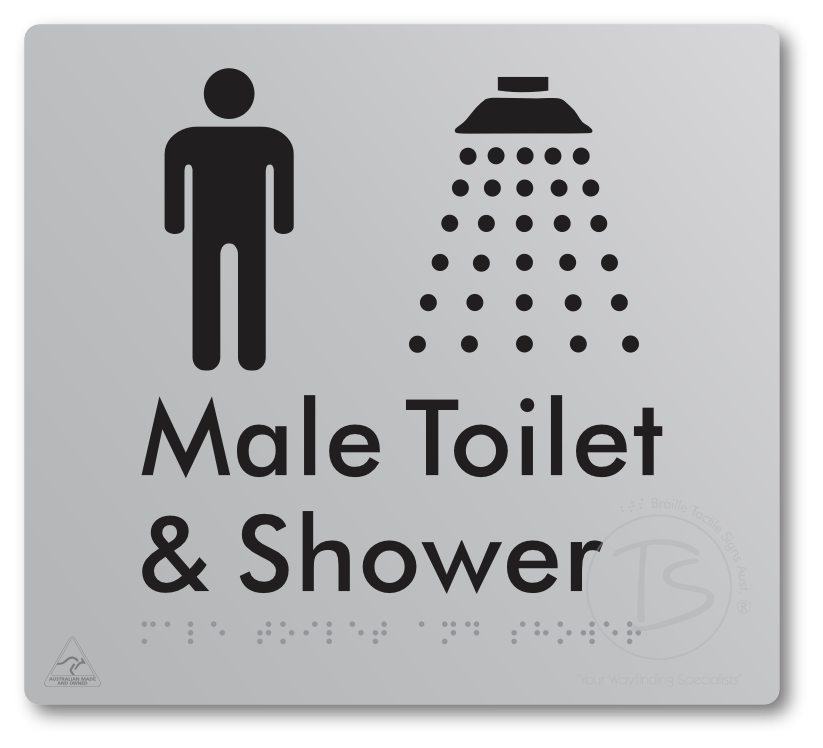 Male Toilet and Shower