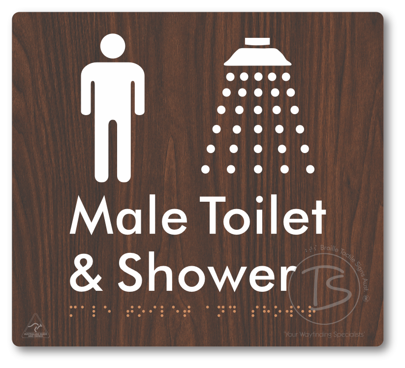 Male Toilet and Shower