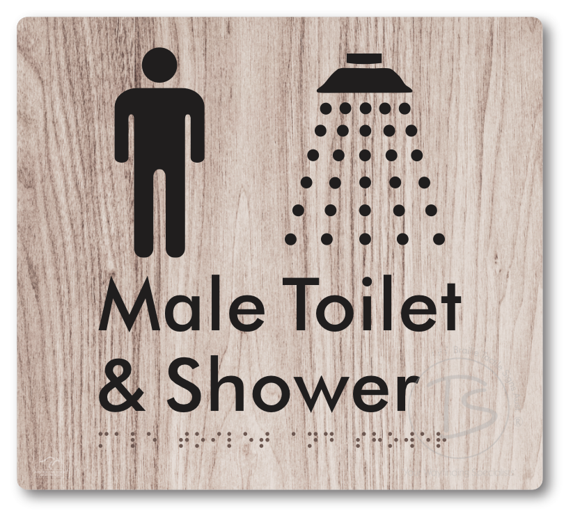 Male Toilet and Shower
