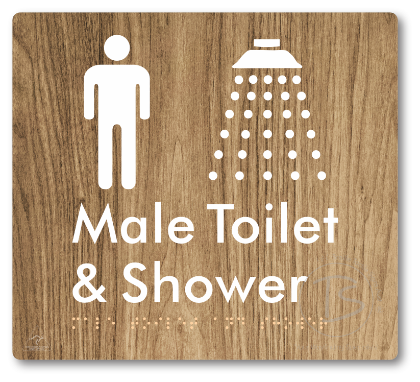Male Toilet and Shower