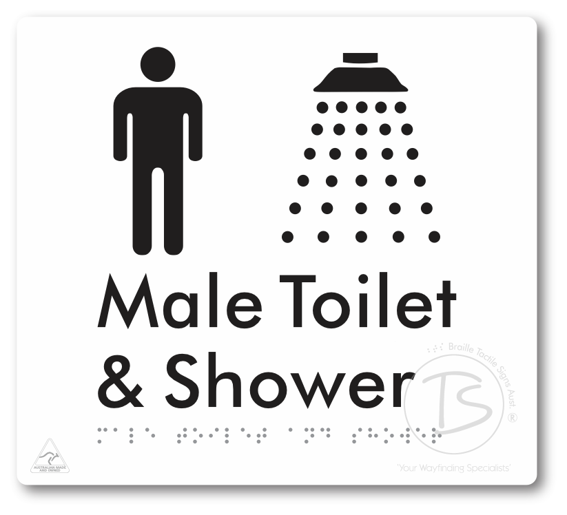 Male Toilet and Shower