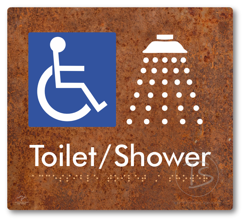 Accessible Toilet & Shower - Braille Tactile Signs Aust.